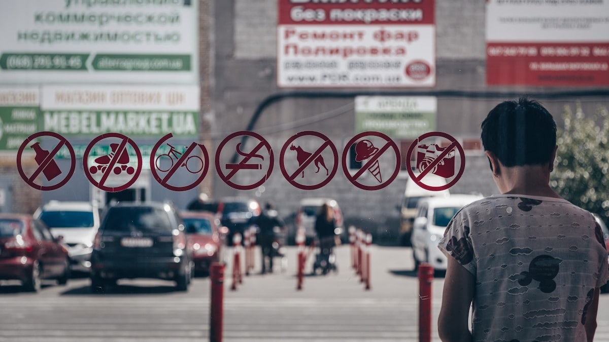 UKRAINE. Kiev. 2019. No! No! No! No! No! No! No! © Auchan